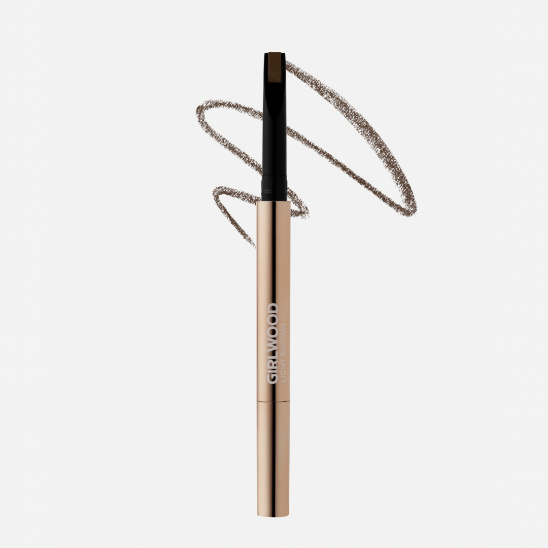 Олівець для брів Girlwood в 4 відтінках - Light Brown - 585